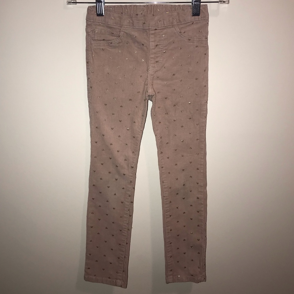 H&M Girls Pink Corduroy Treggings